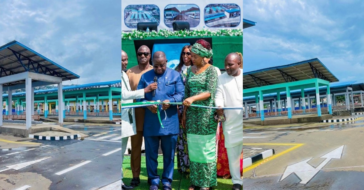 President Bio Commissions Lumley Transit Terminal and Traffic Signal System