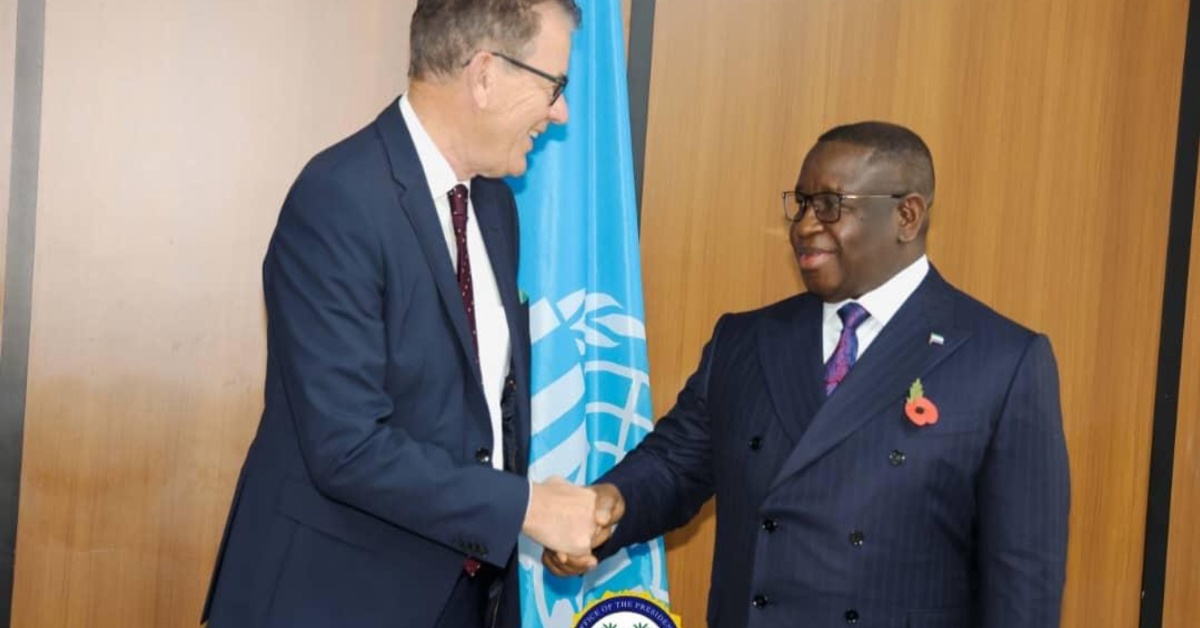 President Bio and UNIDO Director-General Strengthen Ties to Boost Sierra Leone’s Development