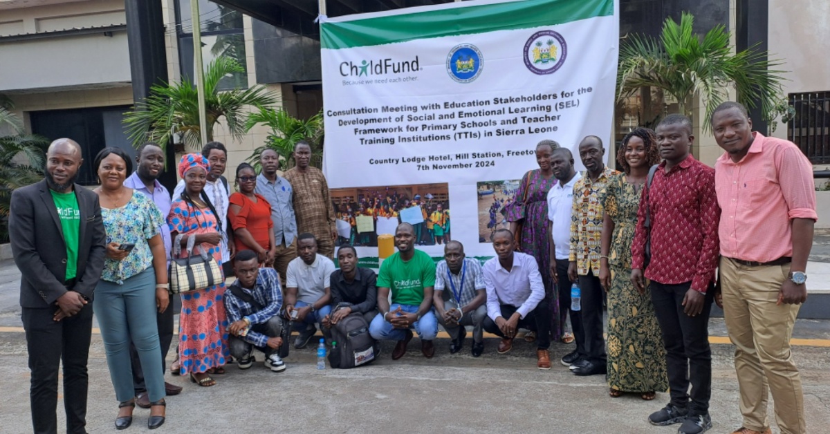 ChildFund Sierra Leone Hosts Stakeholders Meeting to Integrate Social and Emotional Learning in Schools