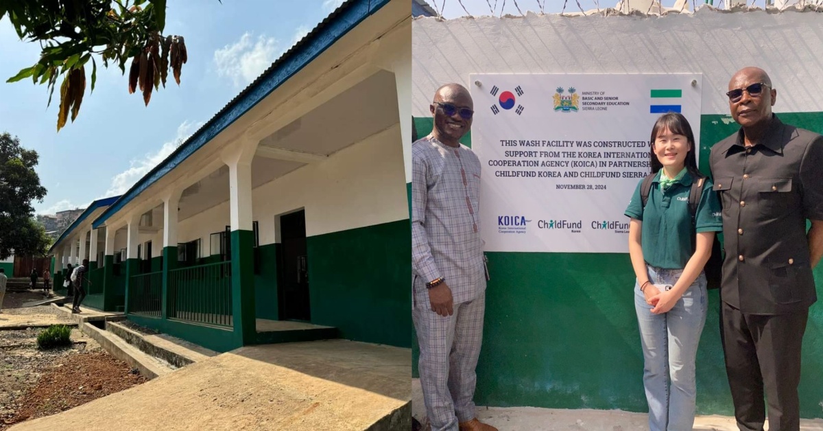 ChildFund Sierra Leone Hands Over Modern Educational Facilities to Fourah Bay College Secondary School, Services Secondary School