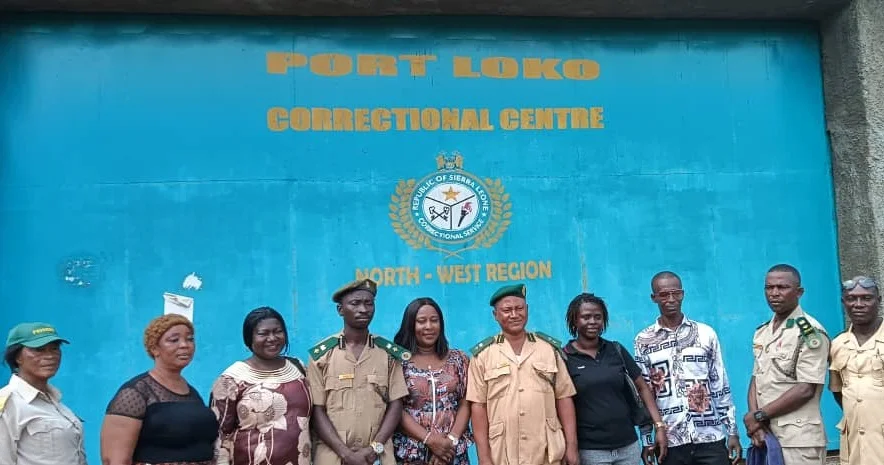 Deputy Mayor of Port Loko City Visits Correctional Center, Donates Essential Supplies to Inmates