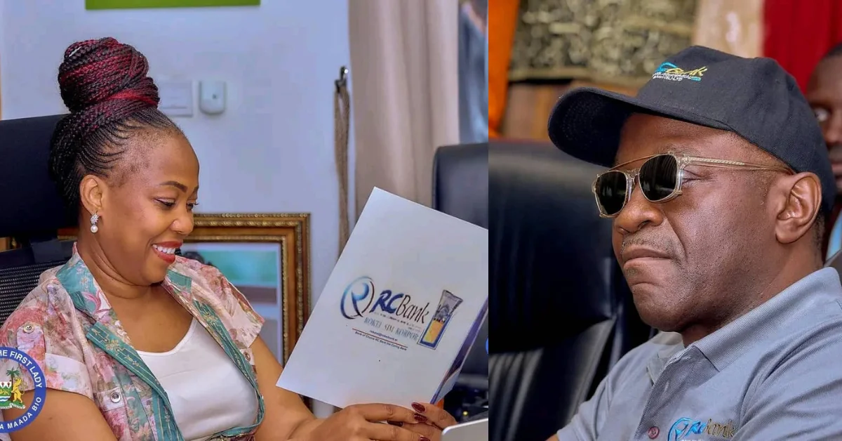 First Lady Fatima Bio Appreciates Rokel Commercial Bank for Birthday Gifts,  Praises MD