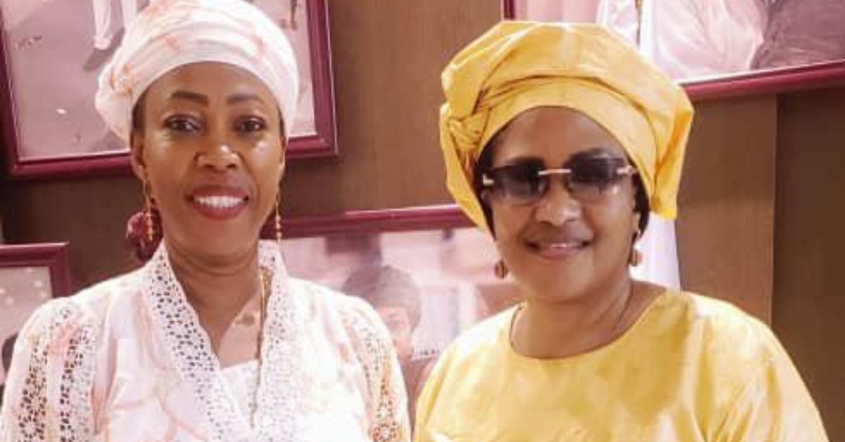 First Lady Fatima Bio Meets with Former First Lady Fatmata Nippe Momoh