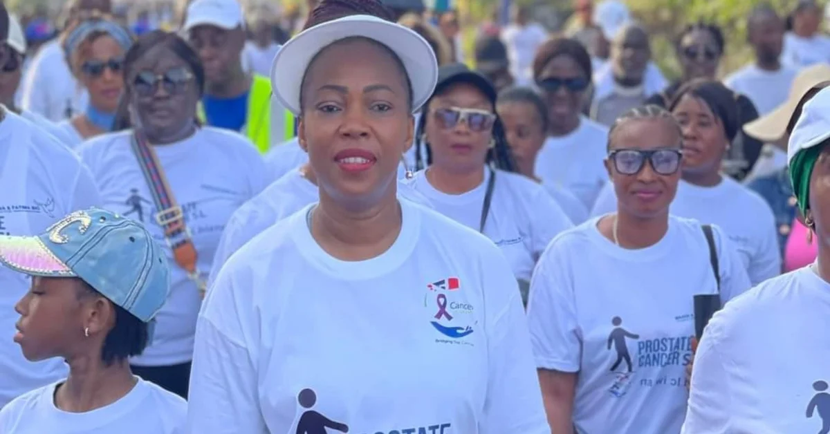 First Lady Fatima Bio Leads Prostate Cancer Awareness Rally in Freetown