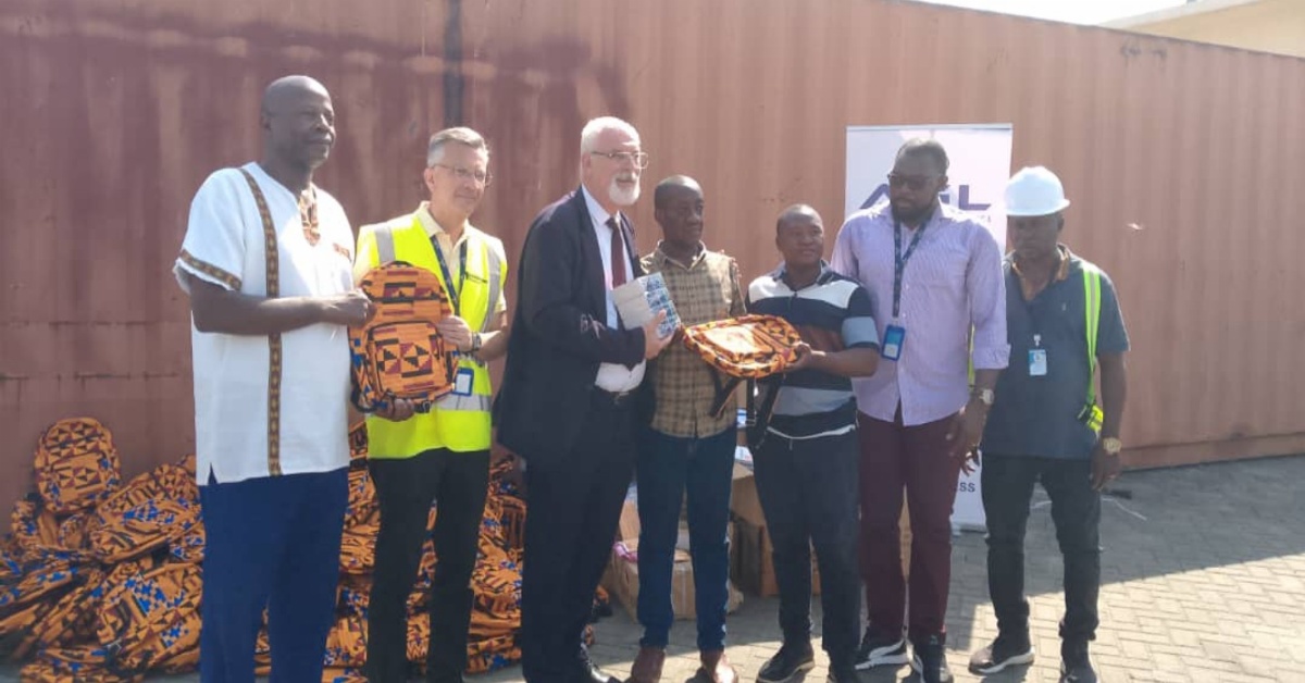 Freetown Terminal Boosts Education in Seaside Community with School Material Donations