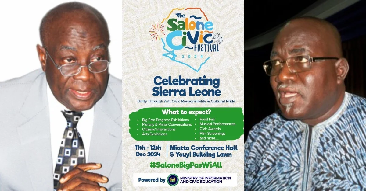 Julius Spencer and I.B. Kargbo to Co-Chair Sierra Leone’s Civic Festival