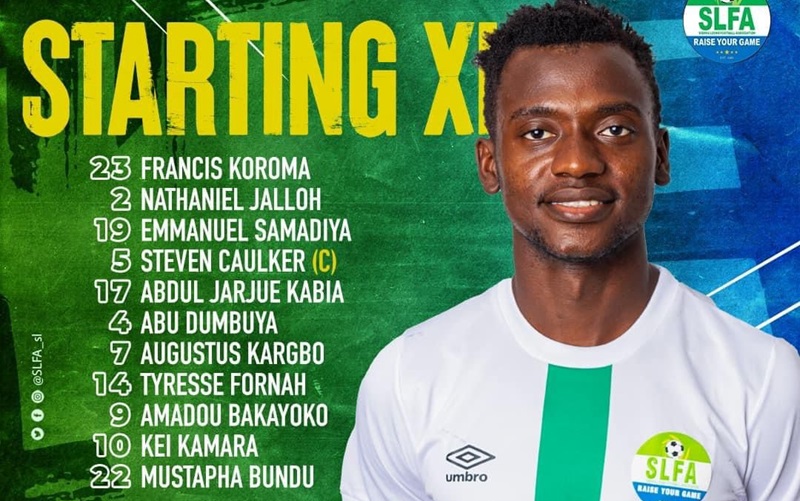 Leone Stars Starting XI: Amadou Bakayoko, Kei Kamara Start Against CHAD