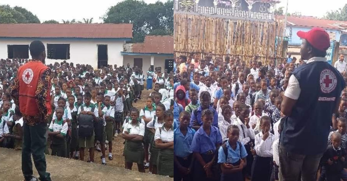 Sierra Leone Red Cross Kono Branch Engages Students in Humanitarian Work Through School Visits