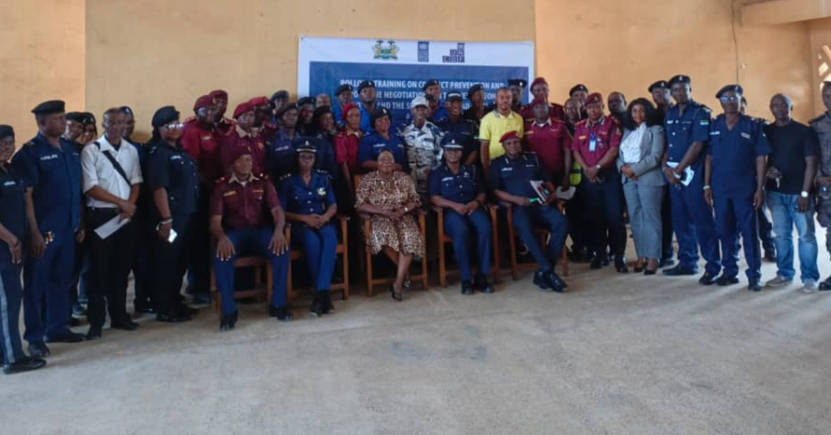 Sierra Leone Police, SLRSA Launch Conflict Prevention and Negotiation Training for Youth Bike Riders