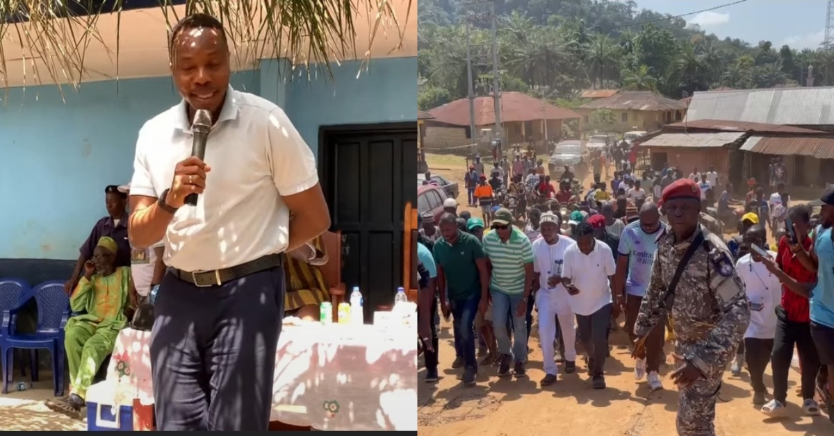 Chief Minister David Sengeh Takes ‘Governance to the People’ Campaign to Tonkolili District