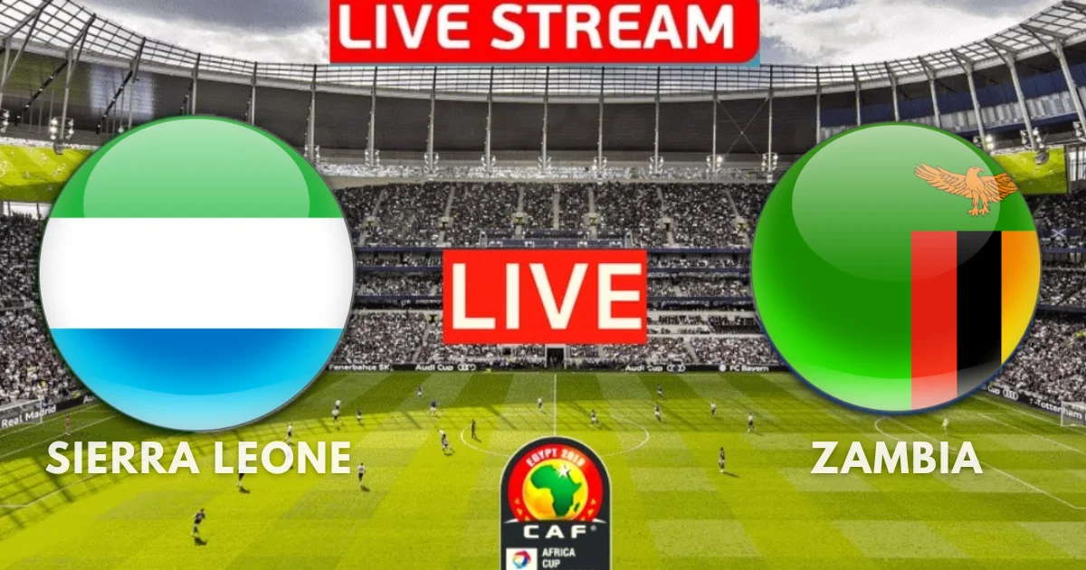 Sierra Leone (0) Vs (2) Zambia | 2025 AFCON Qualifiers Full Time