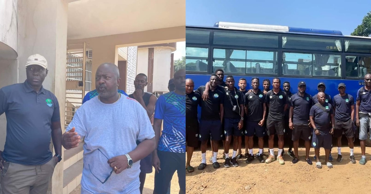 SLFA President Sends Leone Stars Off Ahead of Crucial AFCON 2025 Qualifiers