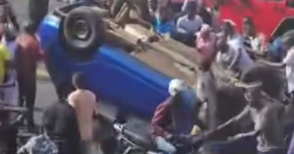 JUST IN: Serious Accident on Jomo Kenyatta Road Leaves Several Injured