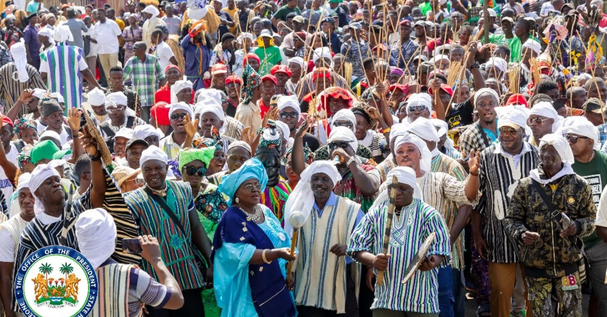 President Julius Maada Bio Inaugurates Bo Homecoming Cultural Festival