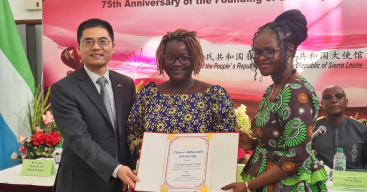 Chinese Embassy Awards Scholarships and Grants to 174 Sierra Leonean Students