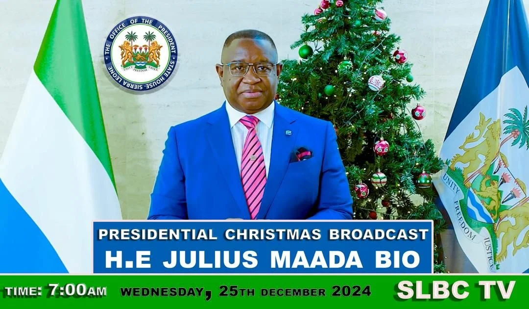 President Bio Highlights National Progress, Urges Unity in Christmas Broadcast