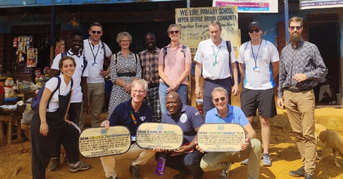 Team of Dutch Donors and Supporters Visit Sierra Leone 