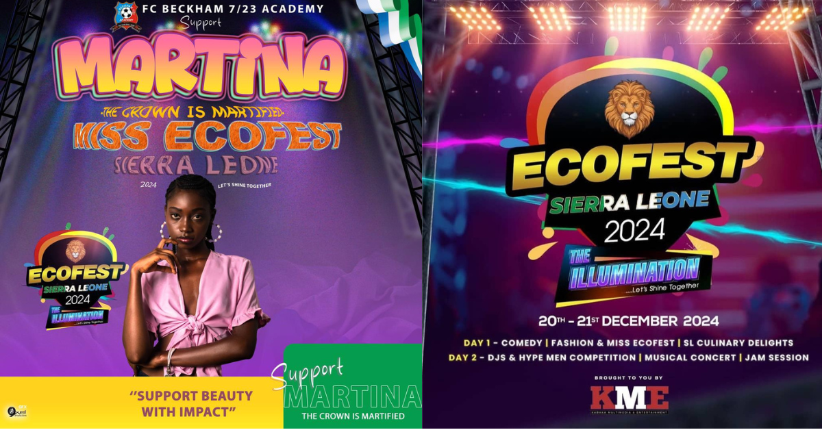 Sierra Leonean Beauty Queen Martina Set to Illuminate Miss EcoFest 2024