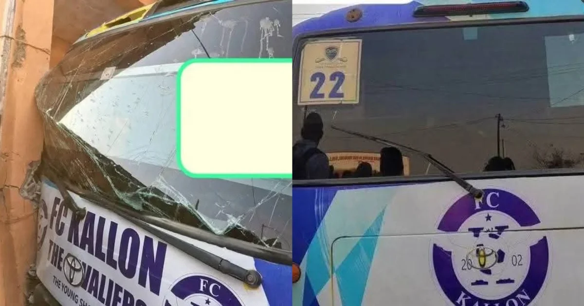 FC Kallon Team Bus Involved in Accident in Port Loko