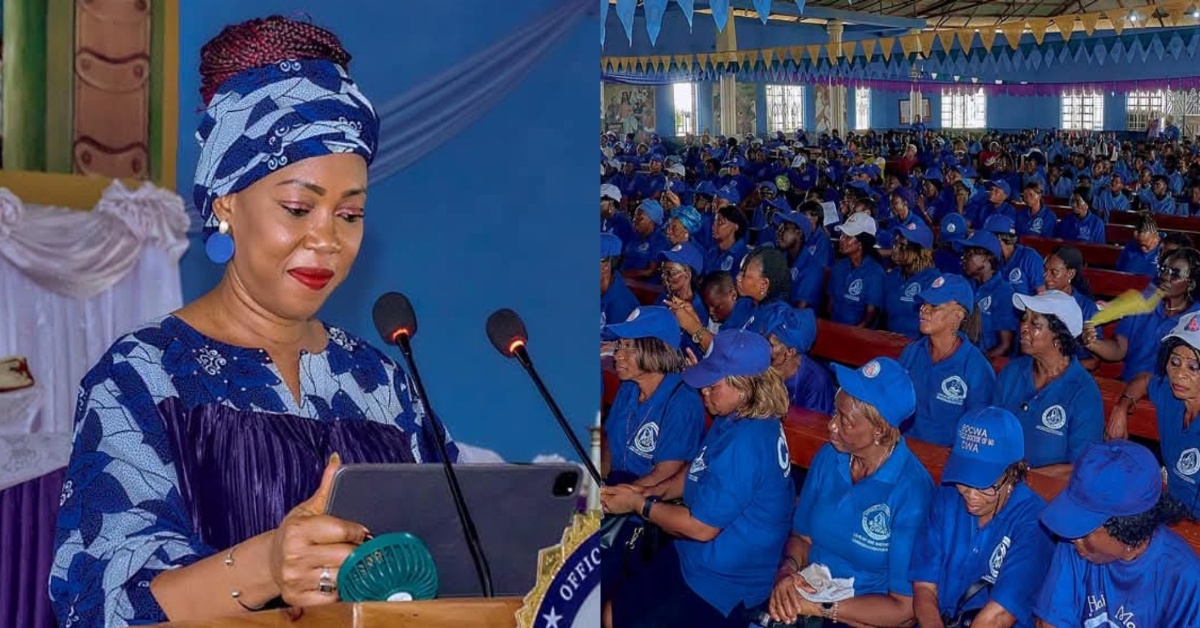 First Lady Fatima Bio Delivers Keynote Address at Catholic Women Association’s Annual Diocesan Conference in Bo