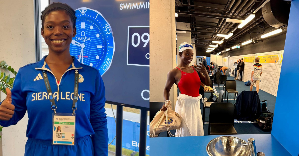 Sierra Leone’s Hazel Alamy to Compete in World Aquatic Championships