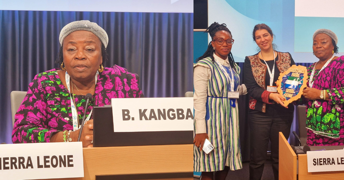 Hon. Beatrice Maaya Kangbai Highlights Gender Equality Gains in Geneva