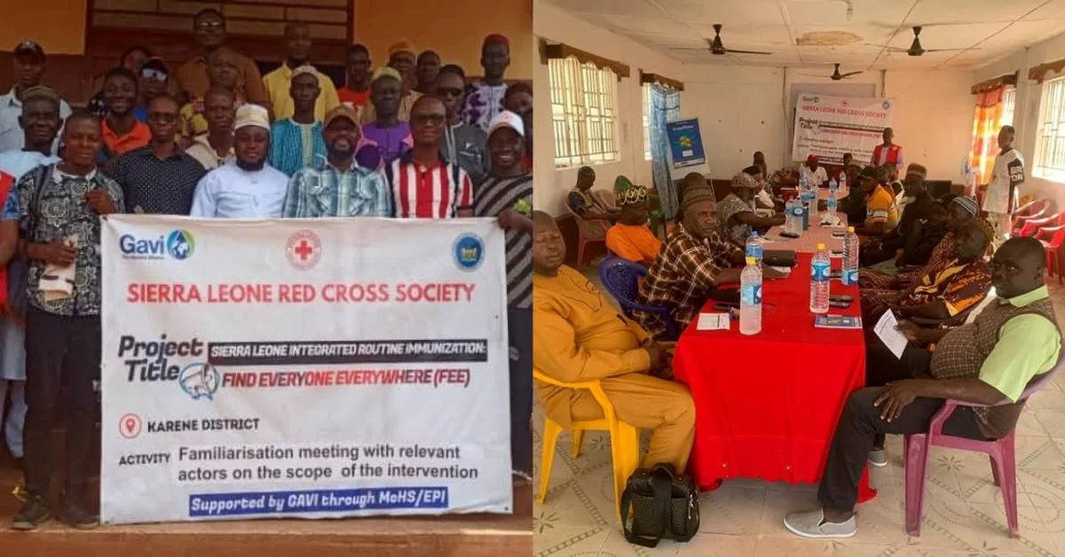 Sierra Leone Red Cross Society Concludes Familiarization Meetings Across Key Districts