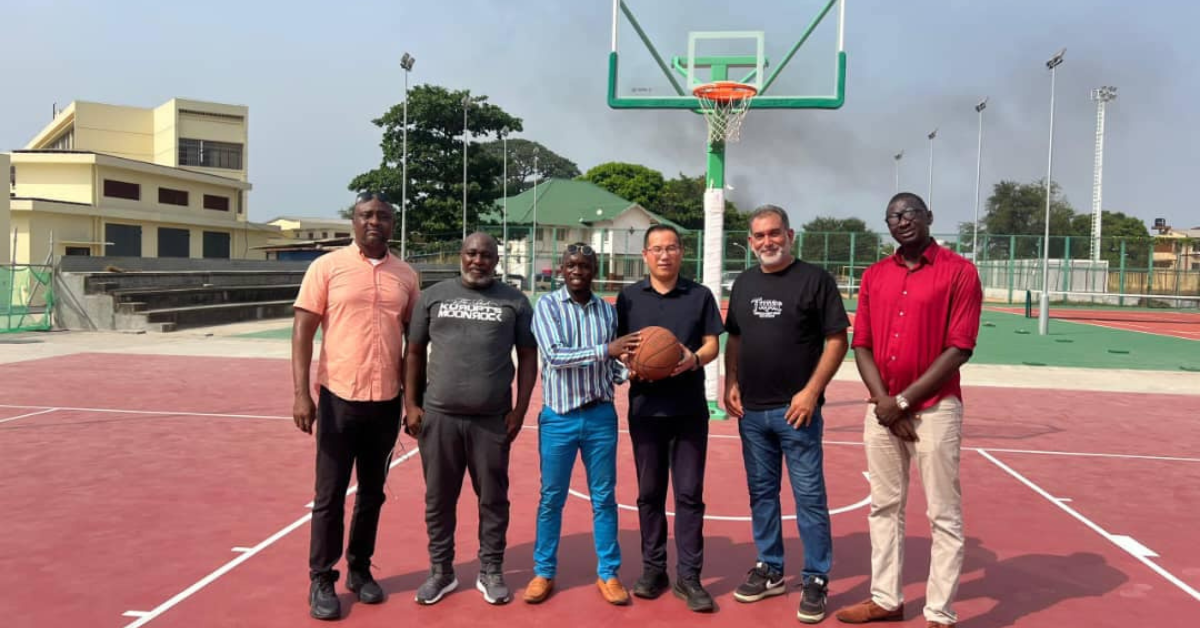 SLBF President Commends Rehabilitation of Siaka Stevens Stadium Basketball Court