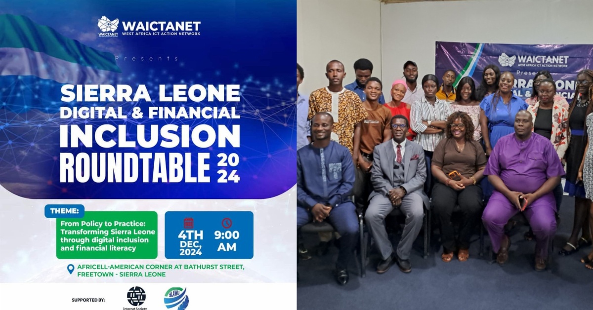 WAICTANet and SLAWIJ Host Transformative Roundtable on Bridging Sierra Leone’s Digital Divide