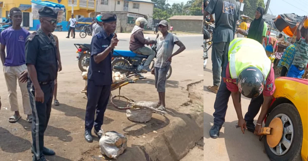 Regional Police South Clears Streets in Major Operation to Restore Order in Bo City