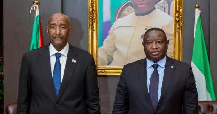 President Bio Welcomes Sudan’s Leader to Sierra Leone, Reaffirms Shared Vision for Africa