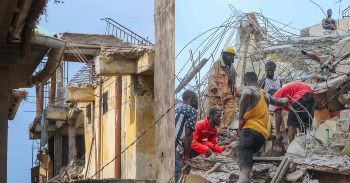 One Dead and Four Injured After Four-Storey Building Under Demolition Collapses in Freetown