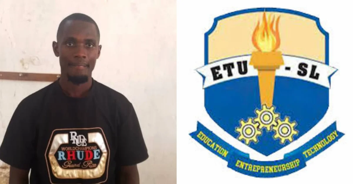 David T. Charles Elected Students’ Union President of Eastern Technical University, Woama Campus, Kono