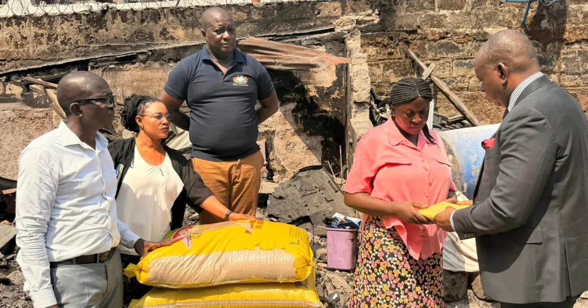 FCC Sympathizes with Brook Street Fire Victims, Donates Rice and Cash Assistance