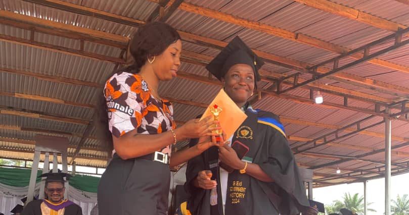 Gloria Akosua Sasu Achieves Best Graduating Student at EBKUST: A Story of Perseverance And Faith