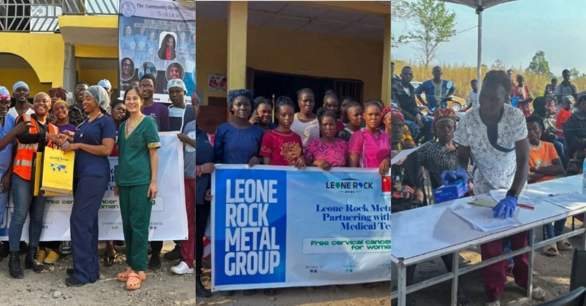 Leone Rock Metal Group Partners with Chinese Medical Team for Cervical Cancer Screening in Three Communities