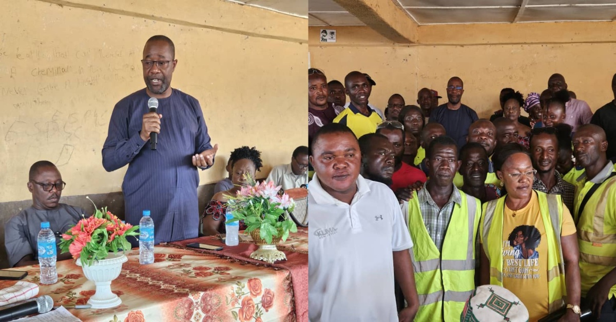 Labour Minister Addresses Workers’ Welfare at Sierra Diamond Ltd Company