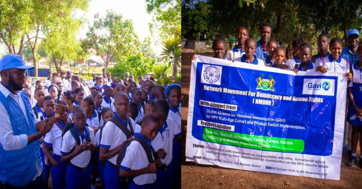 NMDHR Sensitizes Children on HPV Awareness and Prevention in Kambia District