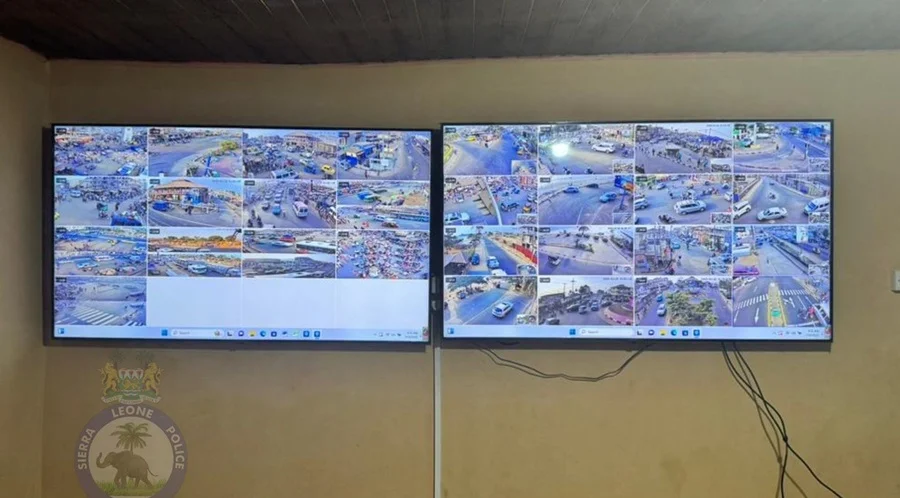 Sierra Leone Police Installs CCTV Cameras Across Freetown to Crack Down on Criminals