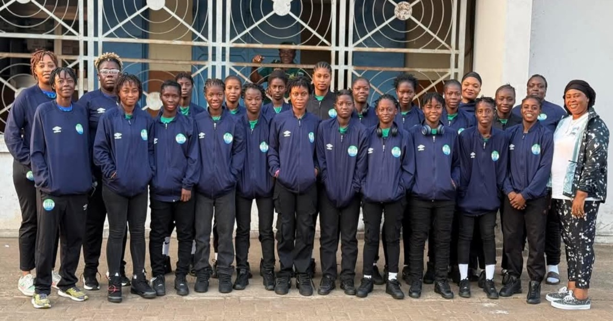 Sierra Leone National U-17 Female Team Departs for Cameroon for FIFA World Cup Qualifiers