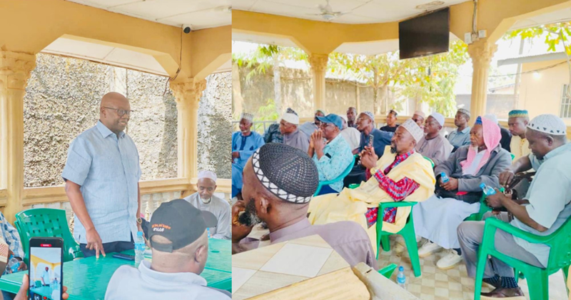 Former Energy Minister Kanja Sesay Receives Bo Council of Imams