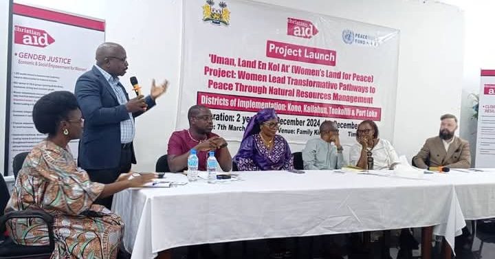 Christian Aid, Government of Sierra Leone Launch $1.9M ‘Land for Peace’ Project to Empower Women