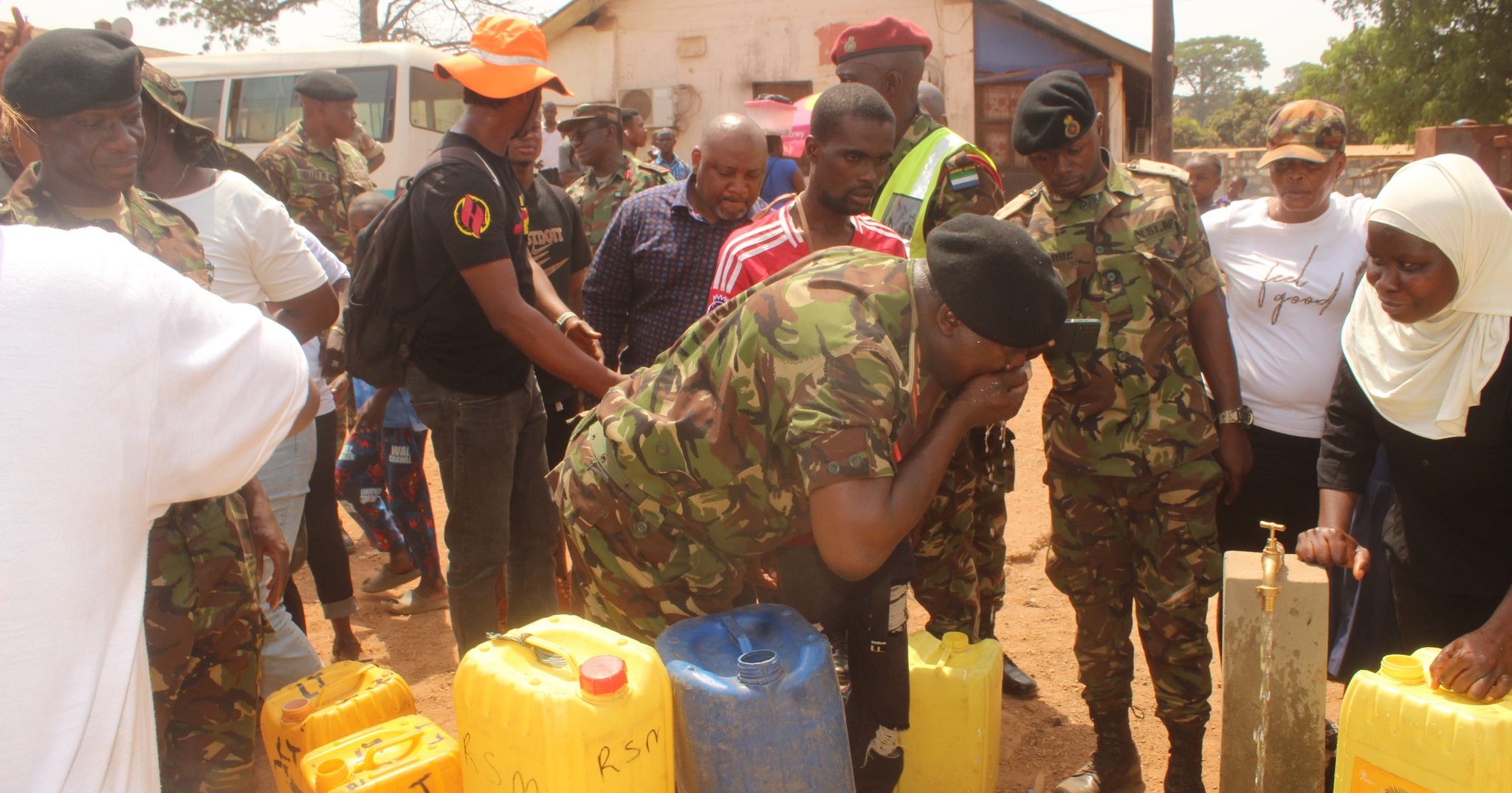 Sierra Leone Government Addresses Water Crisis in Wilberforce Barracks With New Borehole