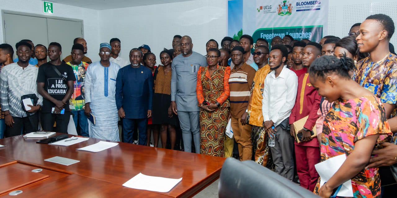 Freetown Mayor Launches Second Round of Bloomberg Youth Climate Action Fund