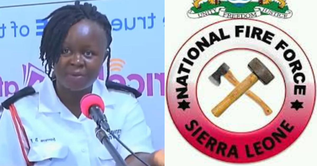 National Fire Force Steps Up Public Education to Prevent Fire Outbreaks in Sierra Leone