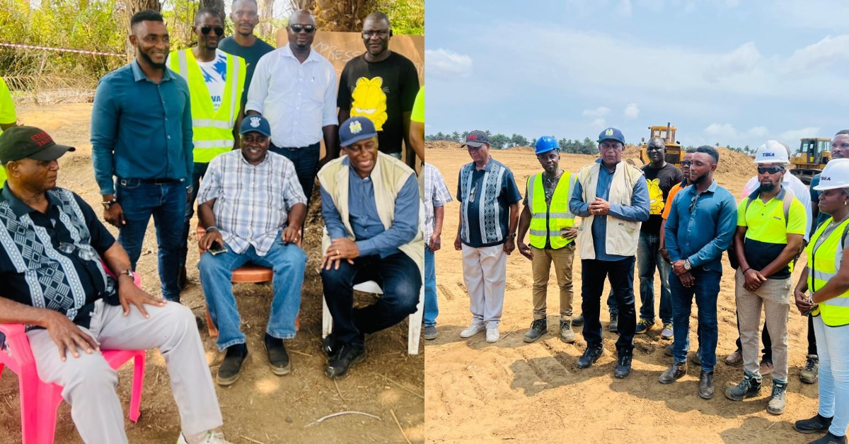 Kandeh Yumkella And Alpha Khan Inspect Key Energy Projects in Port Loko District
