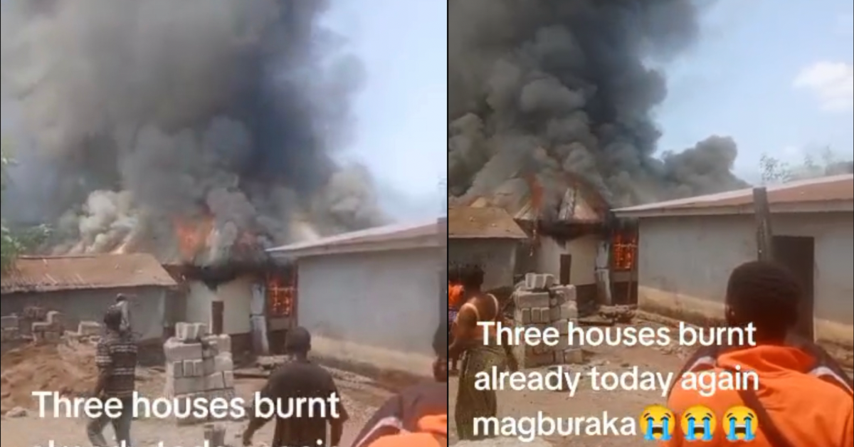 Fire Destroys Three Houses in Magburaka