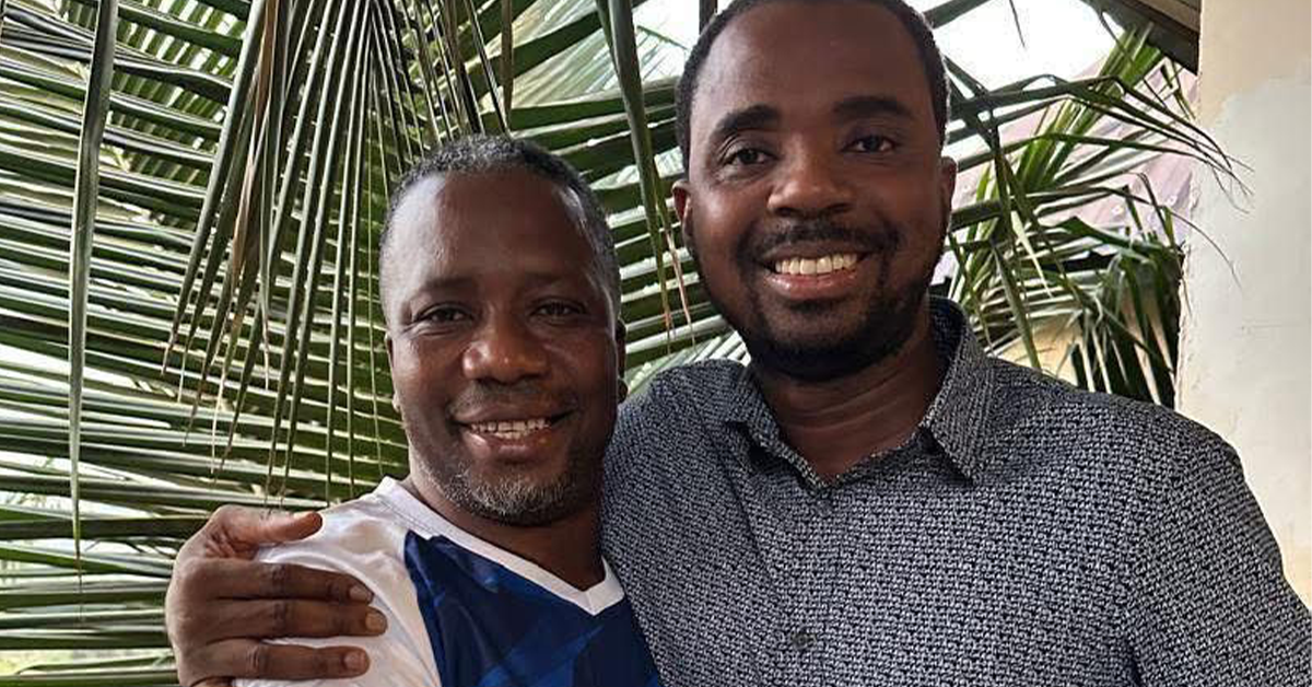 Newly Appointed Minister of Youth Affairs Ibrahim Sannoh Meets Former Minister Orman Bangura
