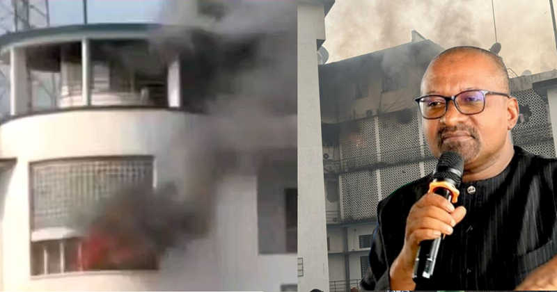 Vice President Juldeh Jalloh Inspects State House Fire Site, Convenes Interagency Response Team