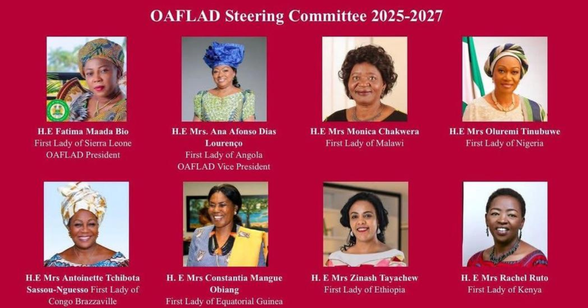 OAFLAD Kicks Off 2025–2027 Term Under First Lady Fatima Bio’s Leadership